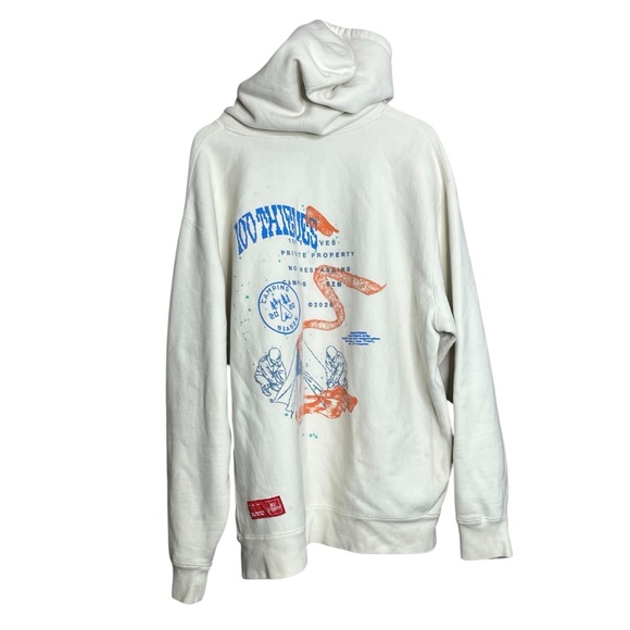 100 Thieves Camping Season 2020 Hoodie Sweater - Picture 2 of 6